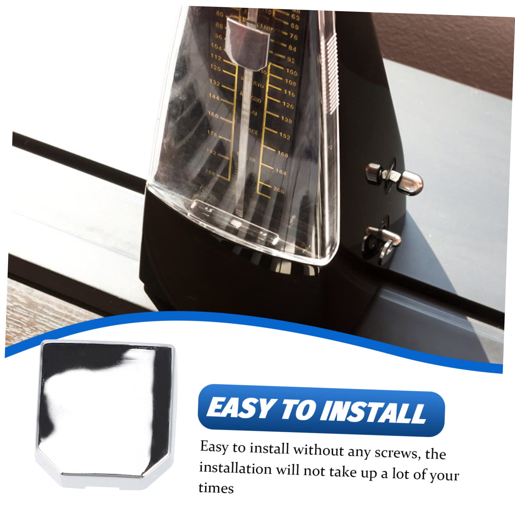 VICASKY 4piezas Piano Metronome Slider Accesorio Deslizante Para Instrumentos Musicales Fácil Instalación y Duradero Para Piano y Violín
