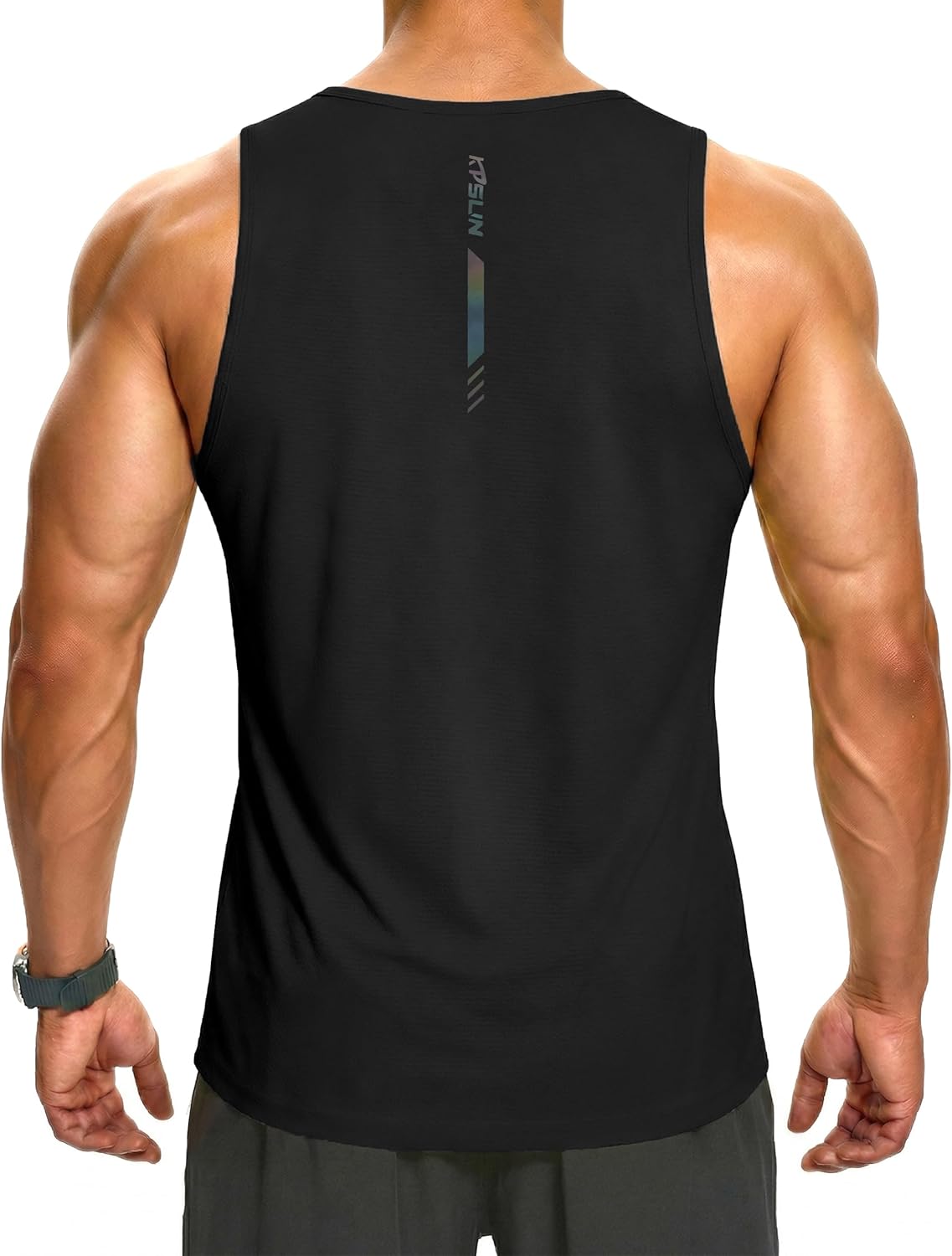KPSUN Men's Tank Tops Quick Dry Athletic Gym Fitness Muscle Sleeveless Shirts for Beach Running Workout Casual