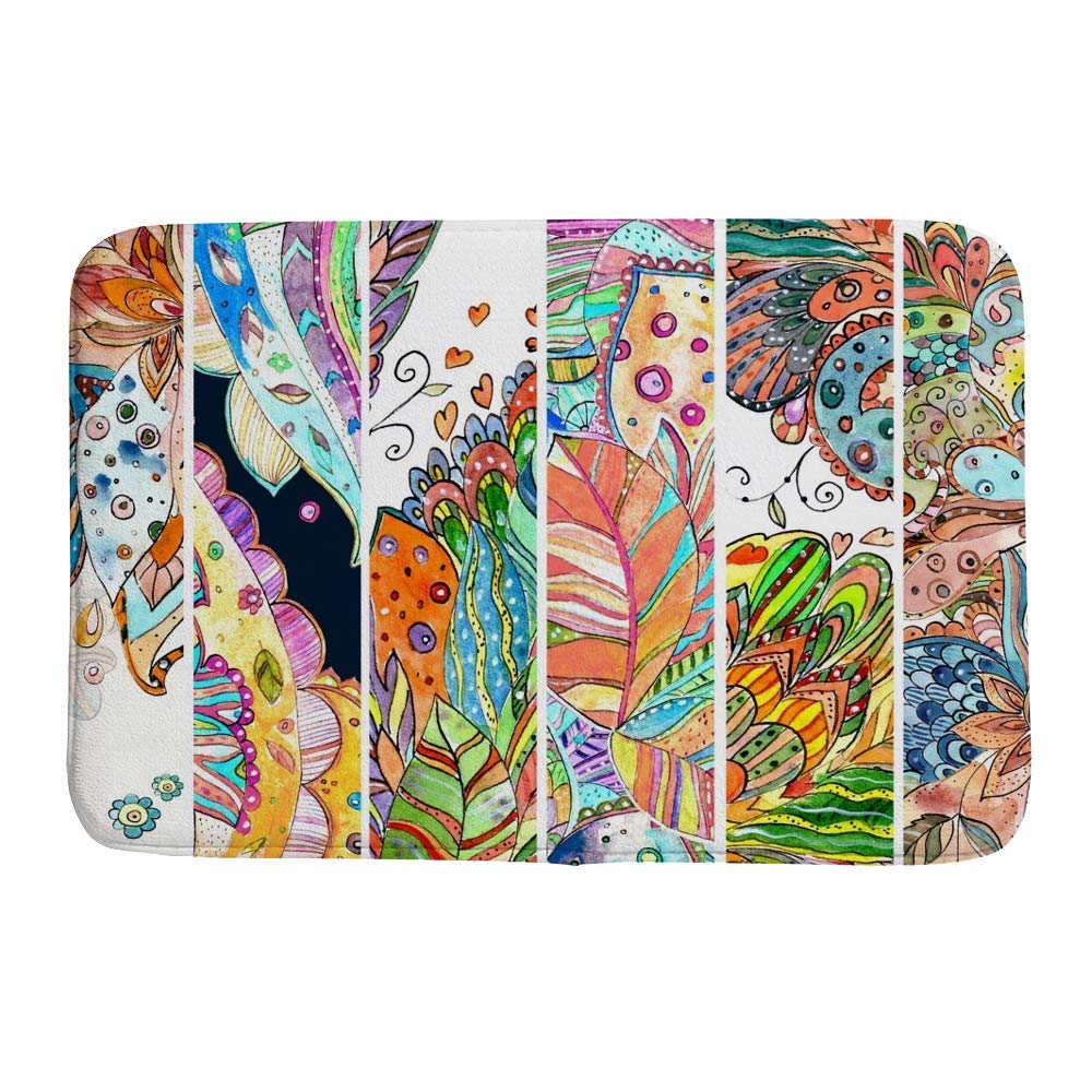 Tapis de bain à mémoire de forme CHEHONG absorbant anti-glisse lavable 36 x 61 cm