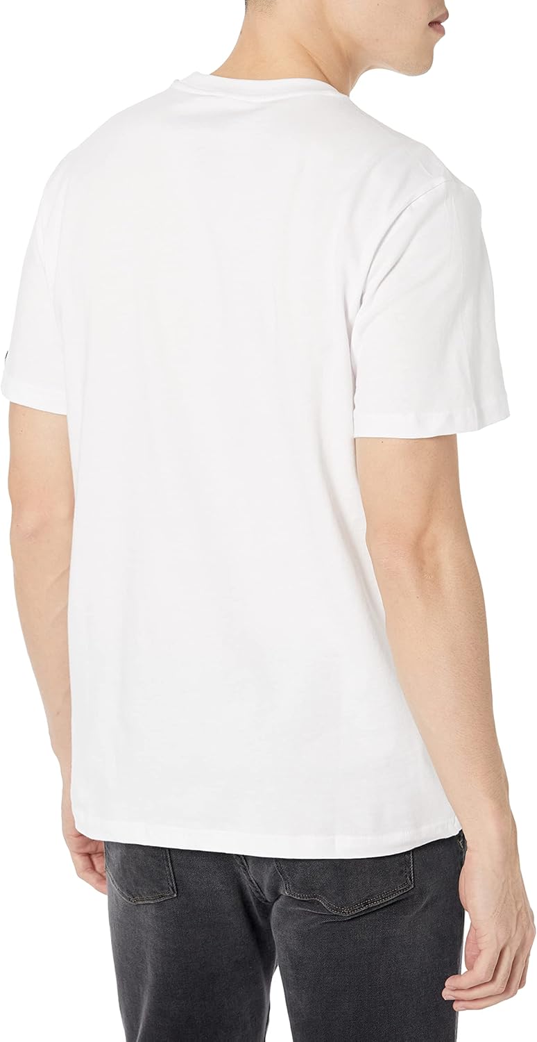 Element Men's Blazin Short Sleeve Tee Shirt, Optic White Chest, X-Large