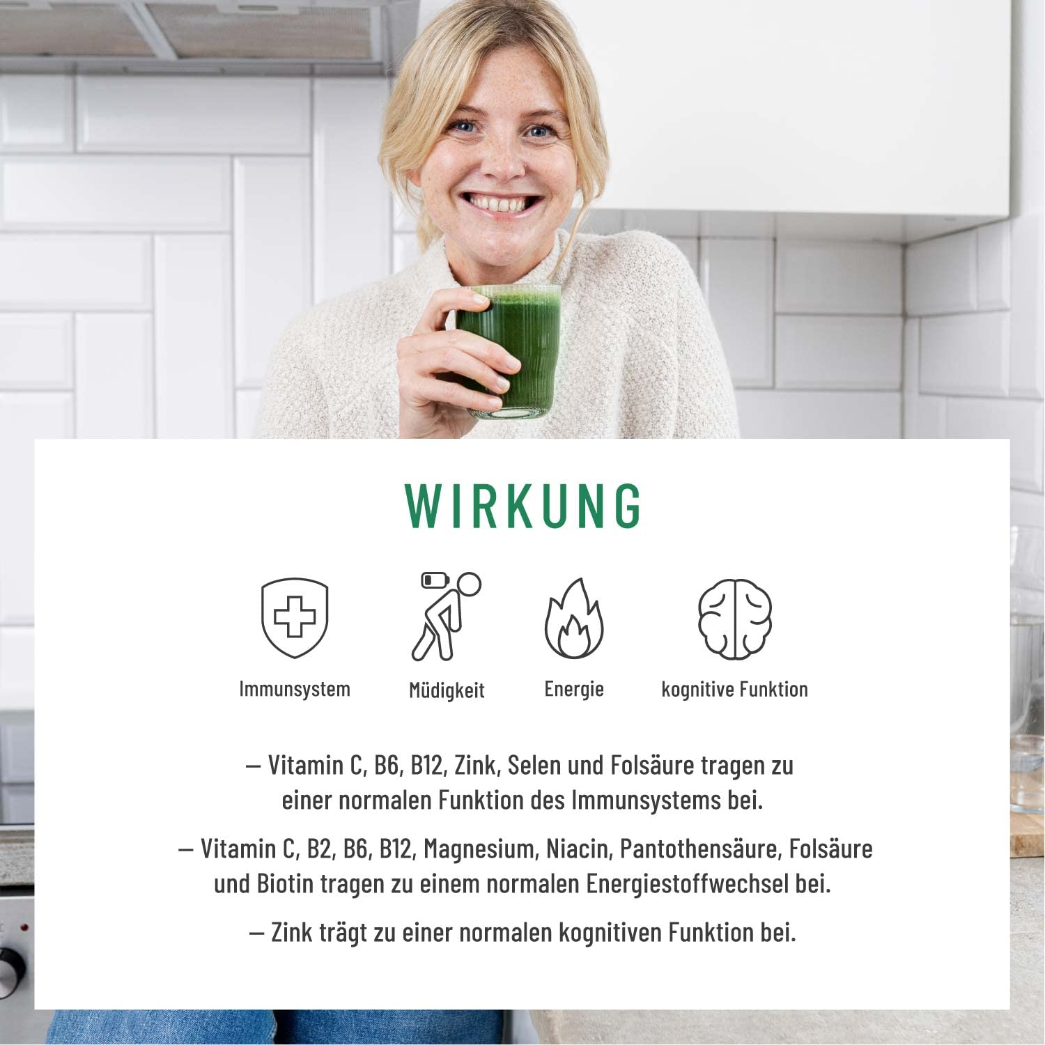 NATURTREU® Greens Pulver - 300g Smoothie Powder mit Weizengras, Gerstengras, Lucuma, Maca, Spinat, Moringa, Spirulina und mehr grünen Helfern - 100% vegan - in Deutschland hergestellt
