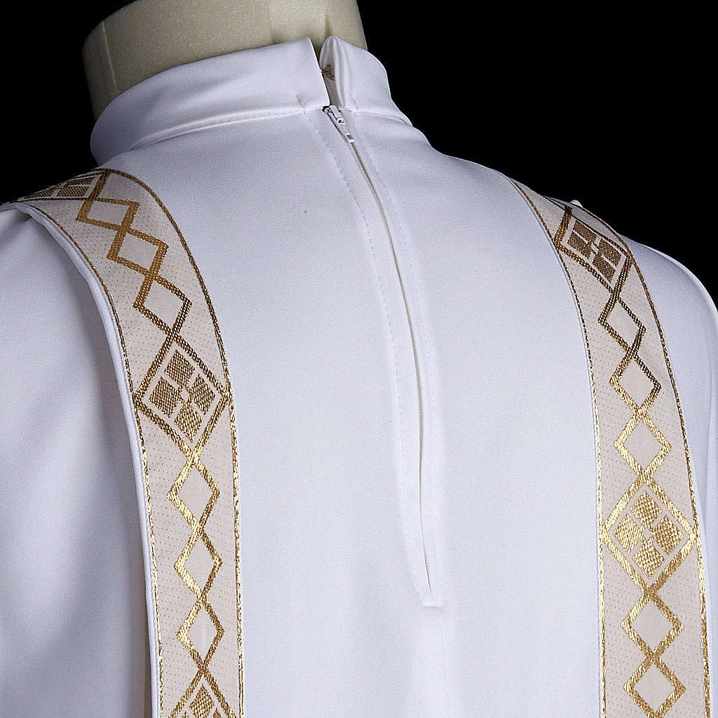 Holyart Abiti Prima Comunione: Abito Prima Comunione Unisex Bordo Oro