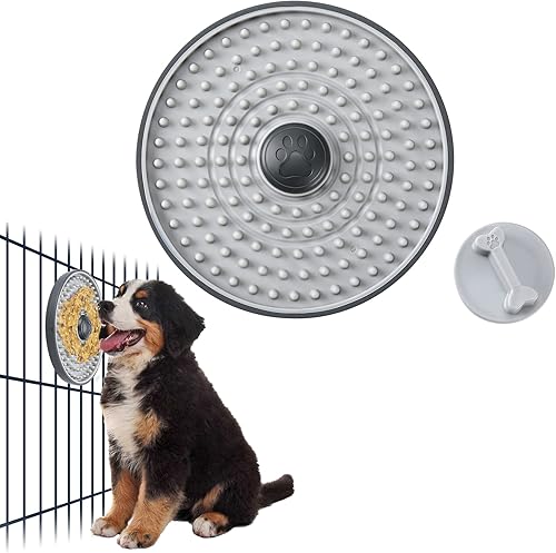 Avont Tapete para lamer para perros y gatos, tapete para lamer jaula de perros y gatos, alimentador lento para alimentos húmedos, almohadilla para