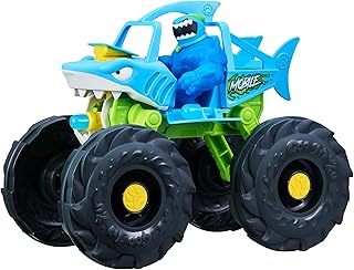 Heroes of Goo Jit Zu "Stretch and Strike Thrash Mobile! Vehicle with Missile Launcher and Stretchy, Goo Filled Exclusive Race Suit Thrash.