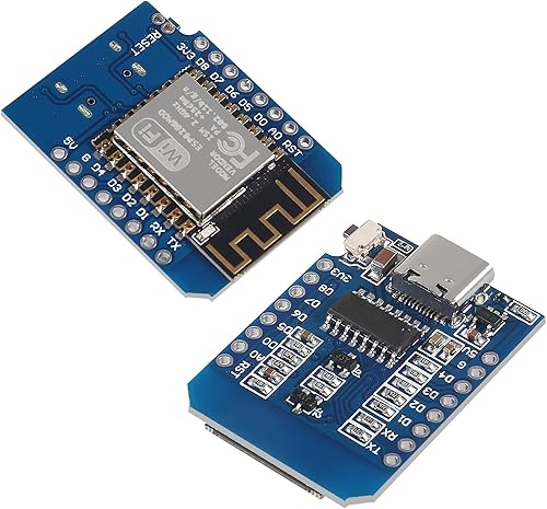 Miniatura 6 de 3pcs Tipo-C ESP8266 ESP-12F NodeMcu Mini D1 Módulo WeMos Lua 4M bytes WLAN WiFi Internet Desarrollo Base en Tipo-C ESP8266 ESP-12F para Arduino