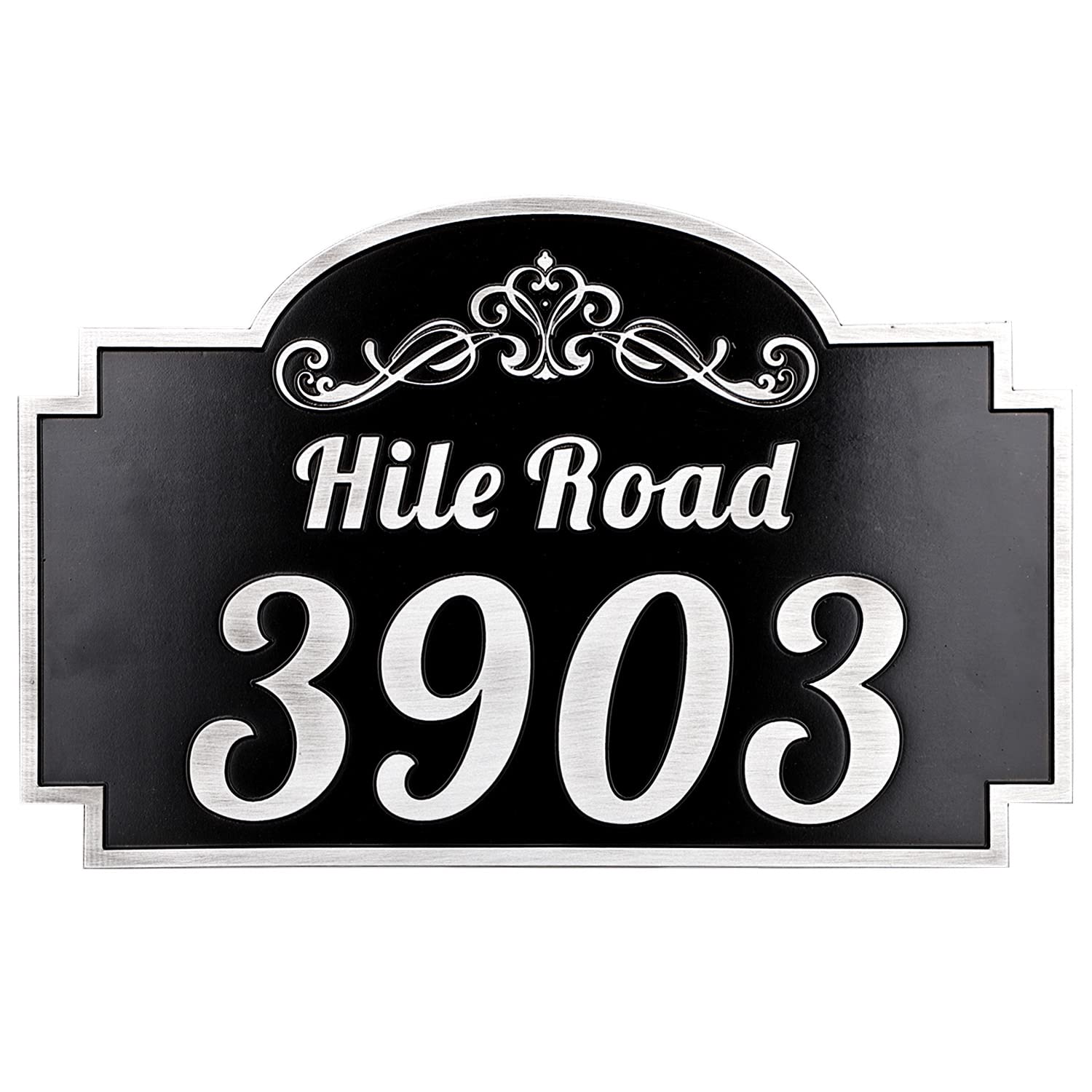 Placa De Dirección Para Letrero De Casa Con Número De Nombre De Calle