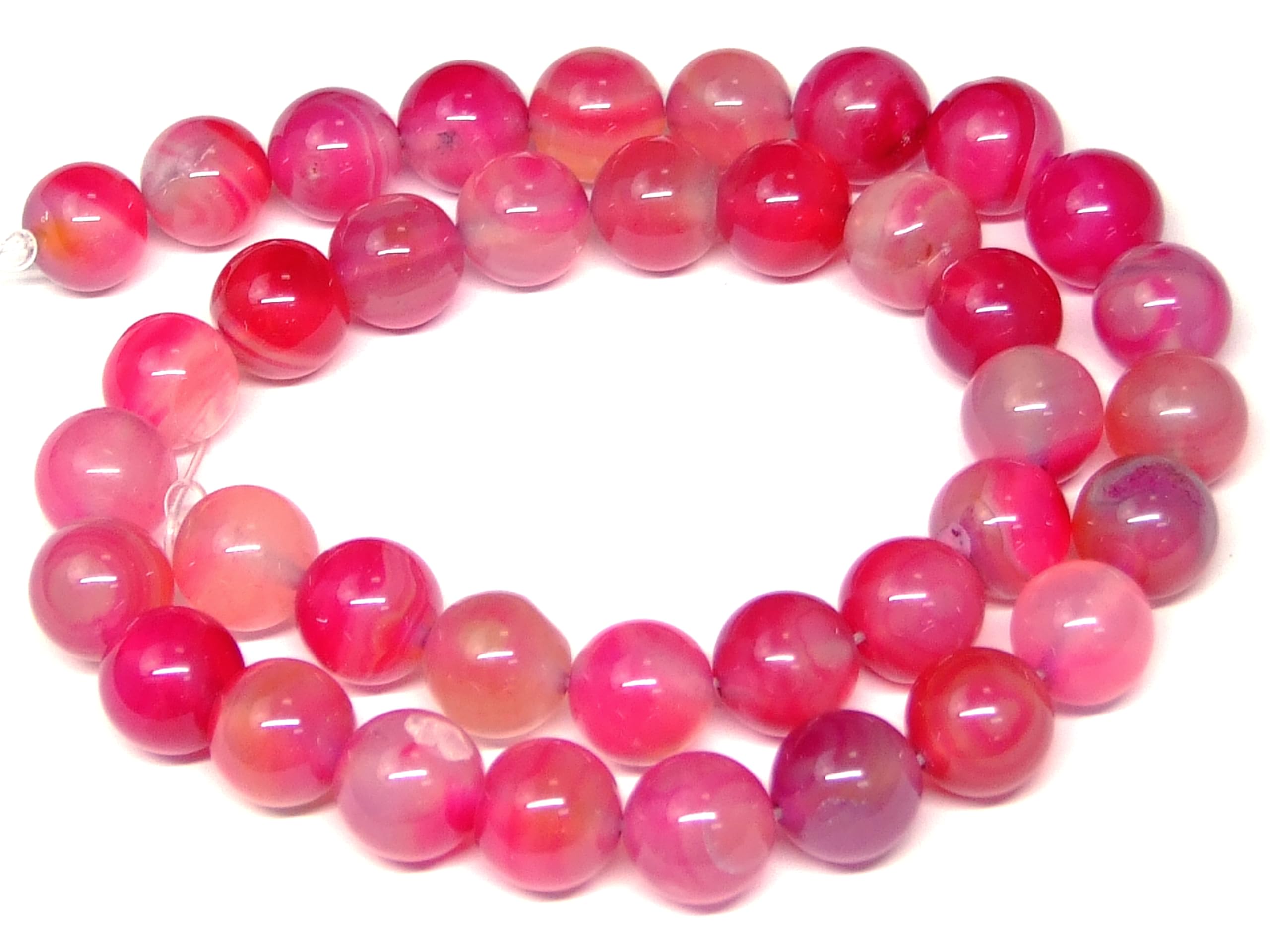 Amazon.co.jp: 【hinryo】 4mm～14mm 桜アゲート 瑪瑙 メノウ