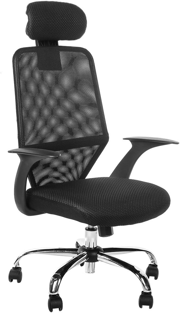 Ergonomic Adjustable Mesh Fabric Chair HighBack Swivel