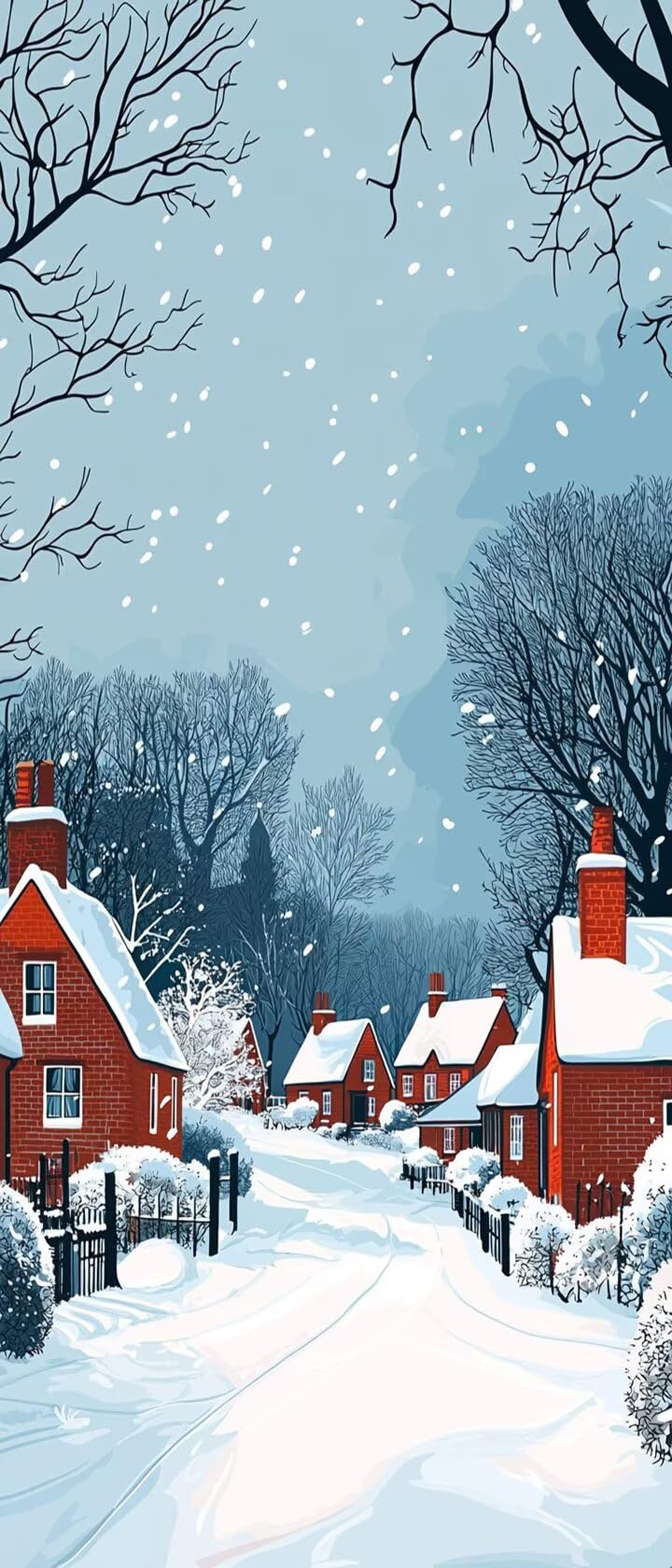 Malen Nach Zahlen 50x150cm Leinwand Winter Malen Nach Zahlen Erwachsene mit Ohne Rahmen, DIY Kreativ Set für Erwachsene mit Pinseln und Acrylfarbe, Zimmer Deko Kleine Stadt Landschaft Geschenk, P0M815
