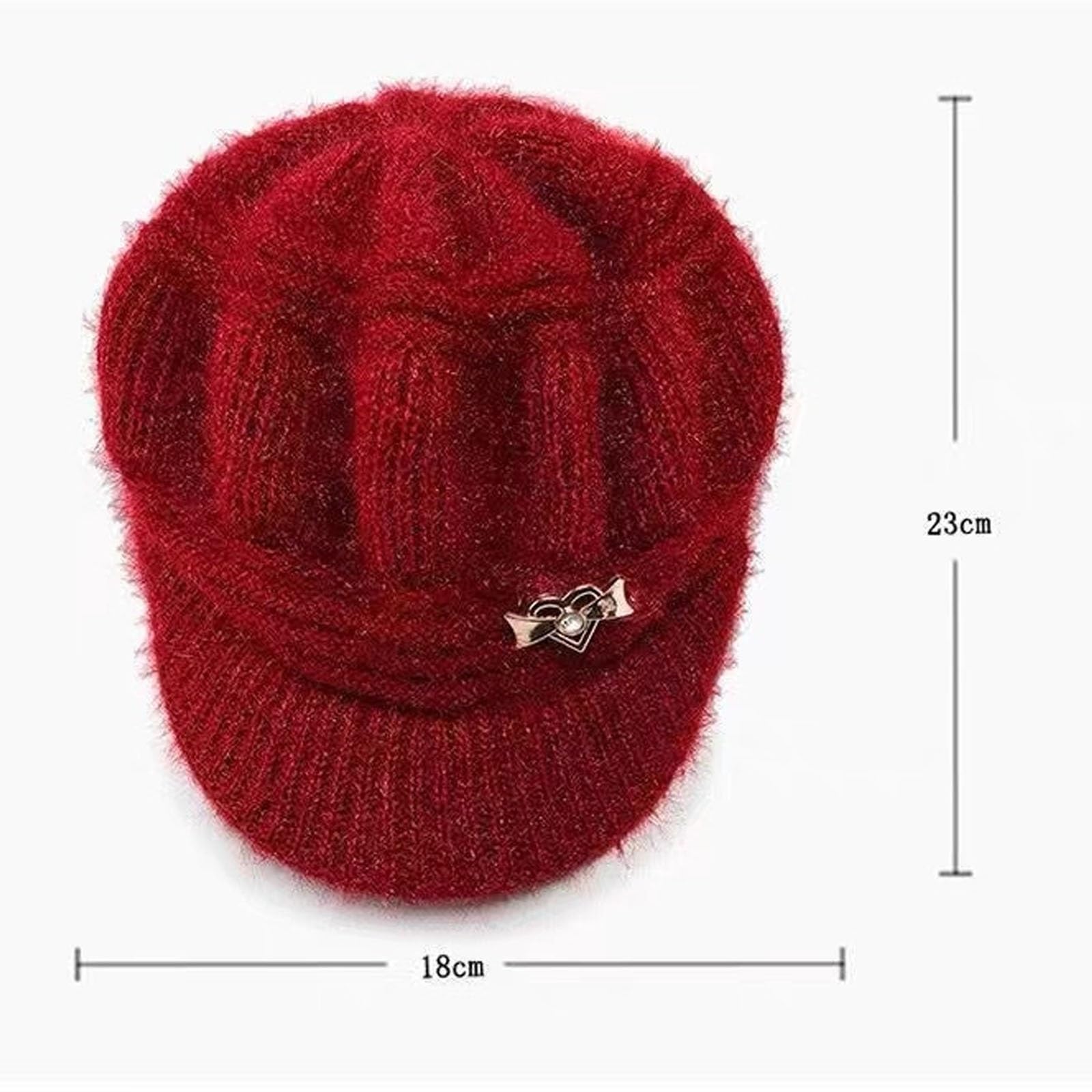 2-pak Dla Mamy W Średnim Wieku, Starsze Kobiety, Starsze Panie, Ciepła, Zimowa Czapka Z Polaru, Czapka Beanie Z Daszkiem, Dzianinowe Czapki Gazeciarza, Śnieg