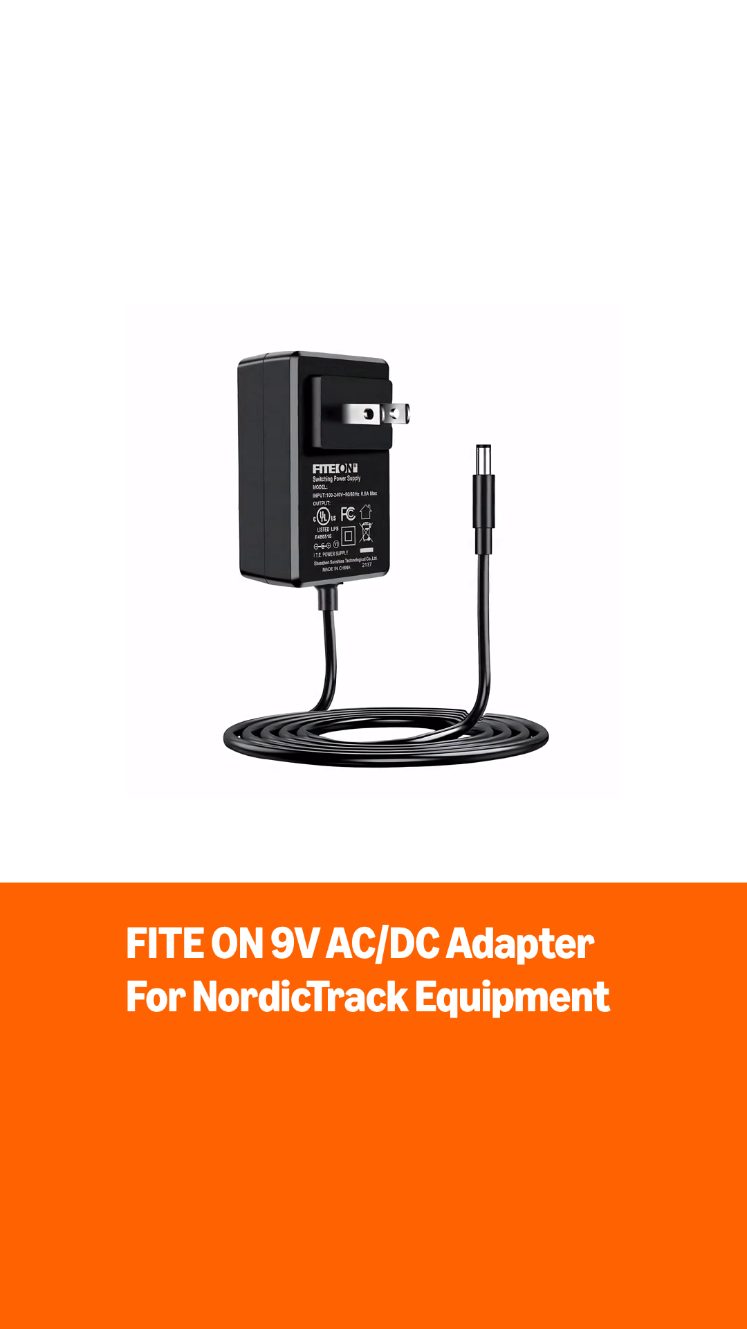 Amazon.com : FITE ON 9V AC/DC Adapter Compatible with NordicTrack