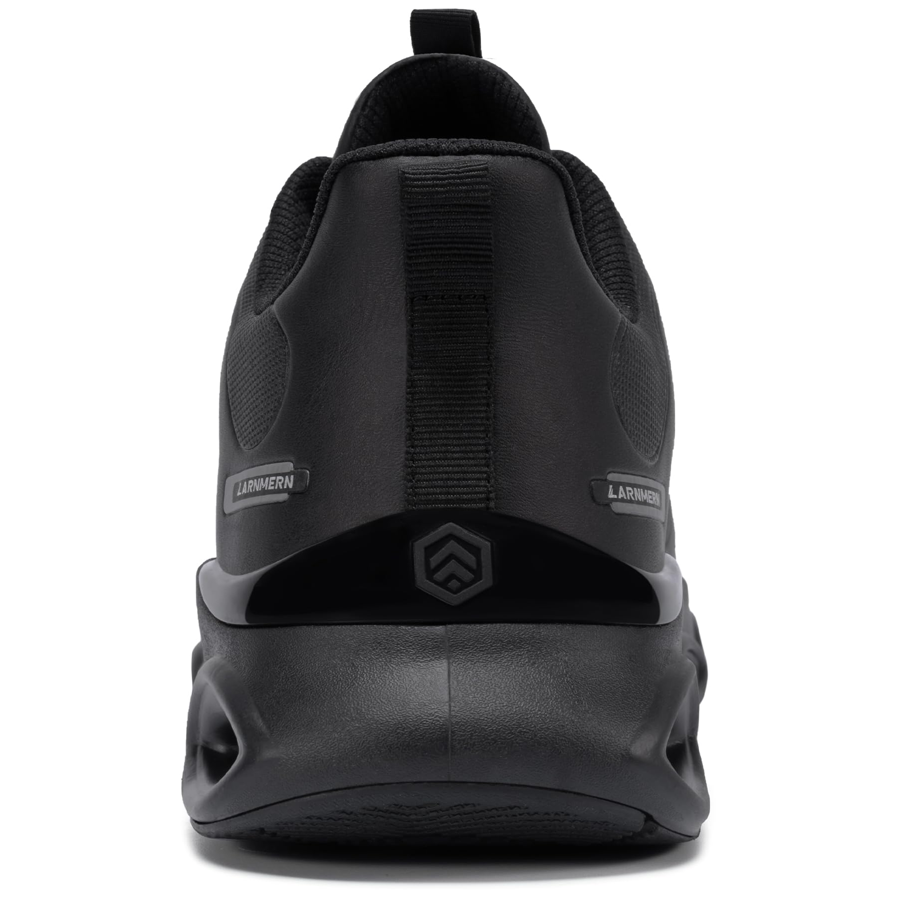LARNMERN Zapatos de Seguridad para Hombre Amortiguación Cómodo Impermeable Ligeras Moda Punta de Acero Anti-Impacto Zapatillas de Seguridad