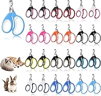 HOFURME 24-Pack Cat Nail Clippers Bulk Set - Sharp Stainless Steel Trimmers for Cats, Dogs, Kittens, Rabbits, Pet Grooming Essentials (12 Colors)
