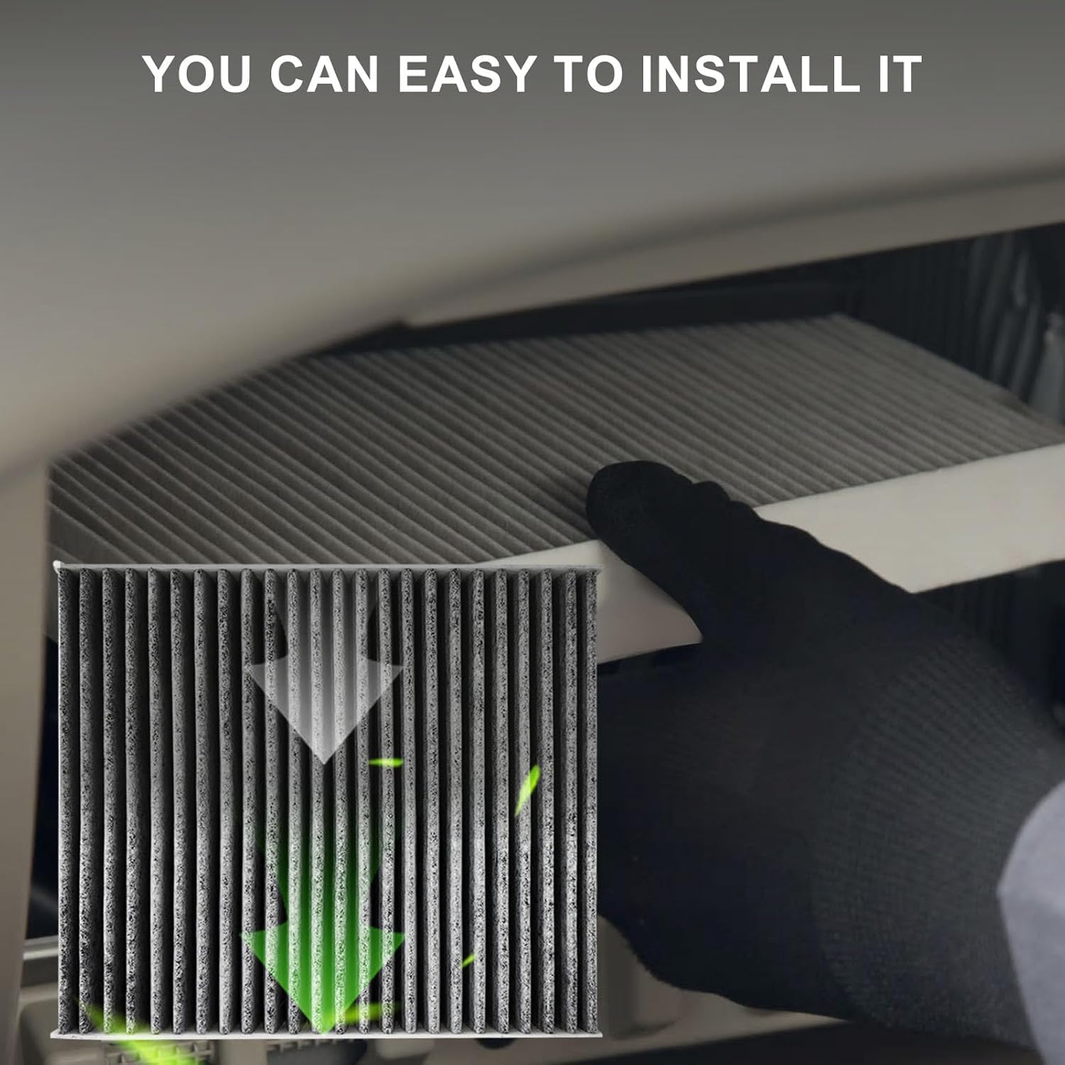 JTBU285-741 Engine & Cabin Air Filter for CT200h(2011-2017),NX300h(2015-2021),Prius(2010-2015),Prius Plug-In(2012-2015),Prius V(2012-2018),RAV4 Hybrid 2.5L(2016-2018).Replacement for CF10285,CP285