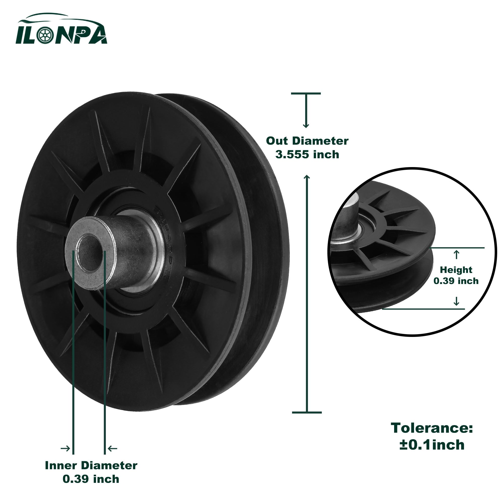 Amazon.com : 194326 (2 Pack) V-Idler Pulley 532194326 705079