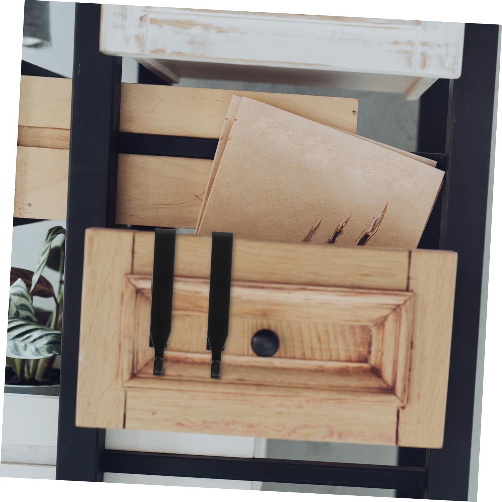 MAGICLULU Ganchos Ajustables Para Puerta De Gabinete De Ganchos De Alta Resistencia Para Colgar Toallas Llaves Y Perfectos Para Organizar Y Optimizar Armarios Y Paneles 6 Piezas*3