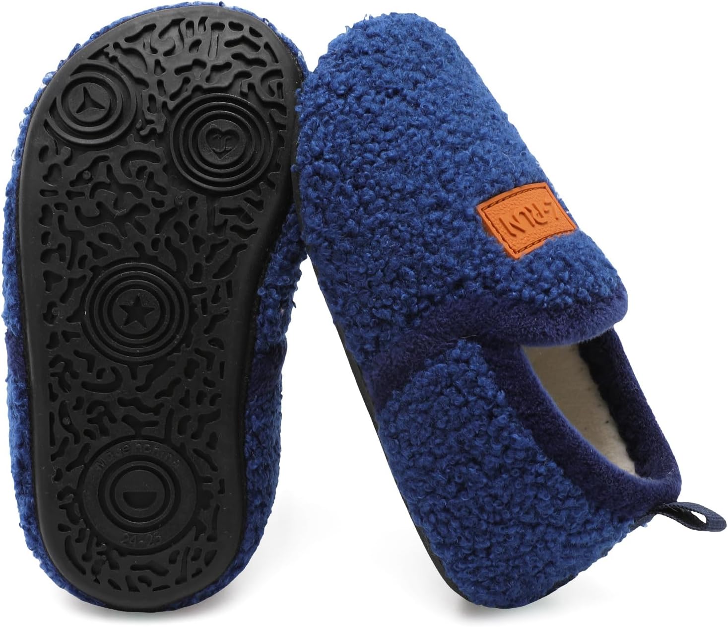 L-RUN Toddler Boys Girls House Slippers Indoor Home Shoes Warm Slipper Socks for Kids Baby Soft Winter Warm Walking Shoes - Image 5