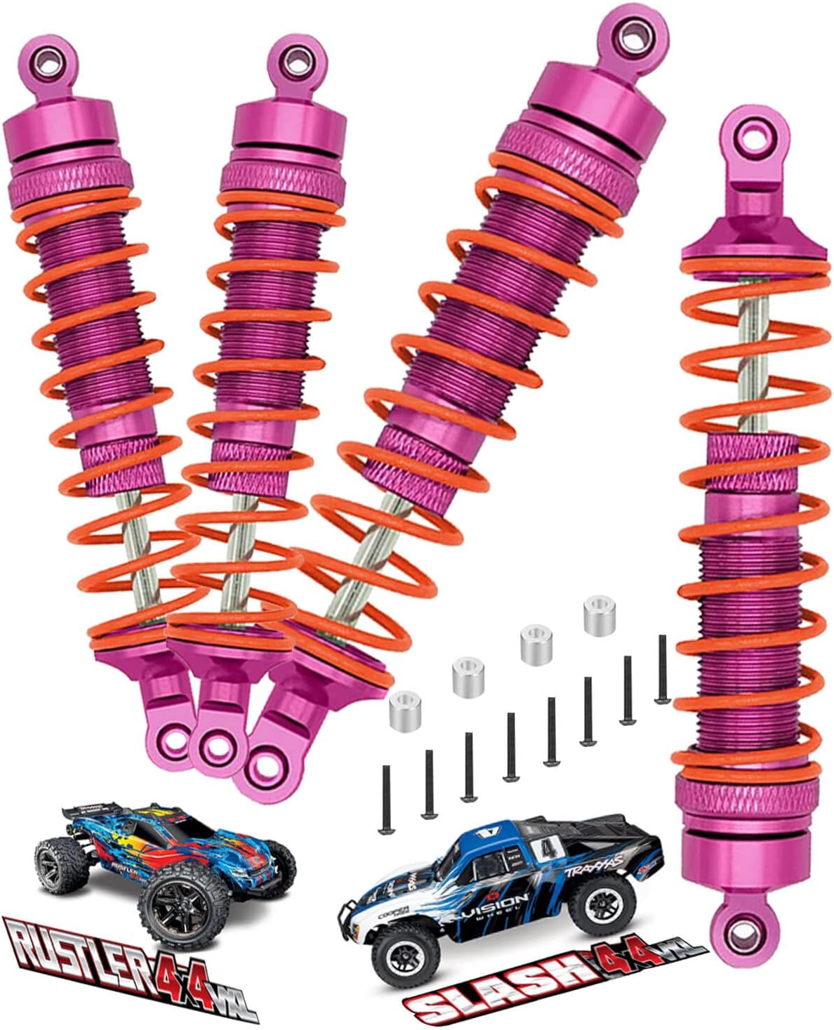 HopsupRC Big Bore RC Shock Upgrades Part for 1/10 Rustler