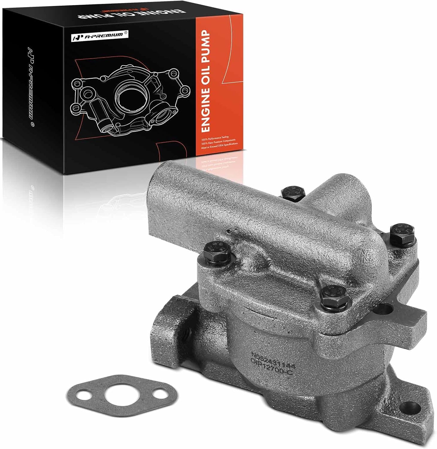 A-Premium Engine Oil Pump for 2.3L - Compatible with Ford Mustang 1985-1988 1991-1993, Ranger 1985-1994, LTD 1985-1986, Aerostar 1986-1987 & Mercury Capri/Marquis 1985-1986, Replace# E3ZZ6600A