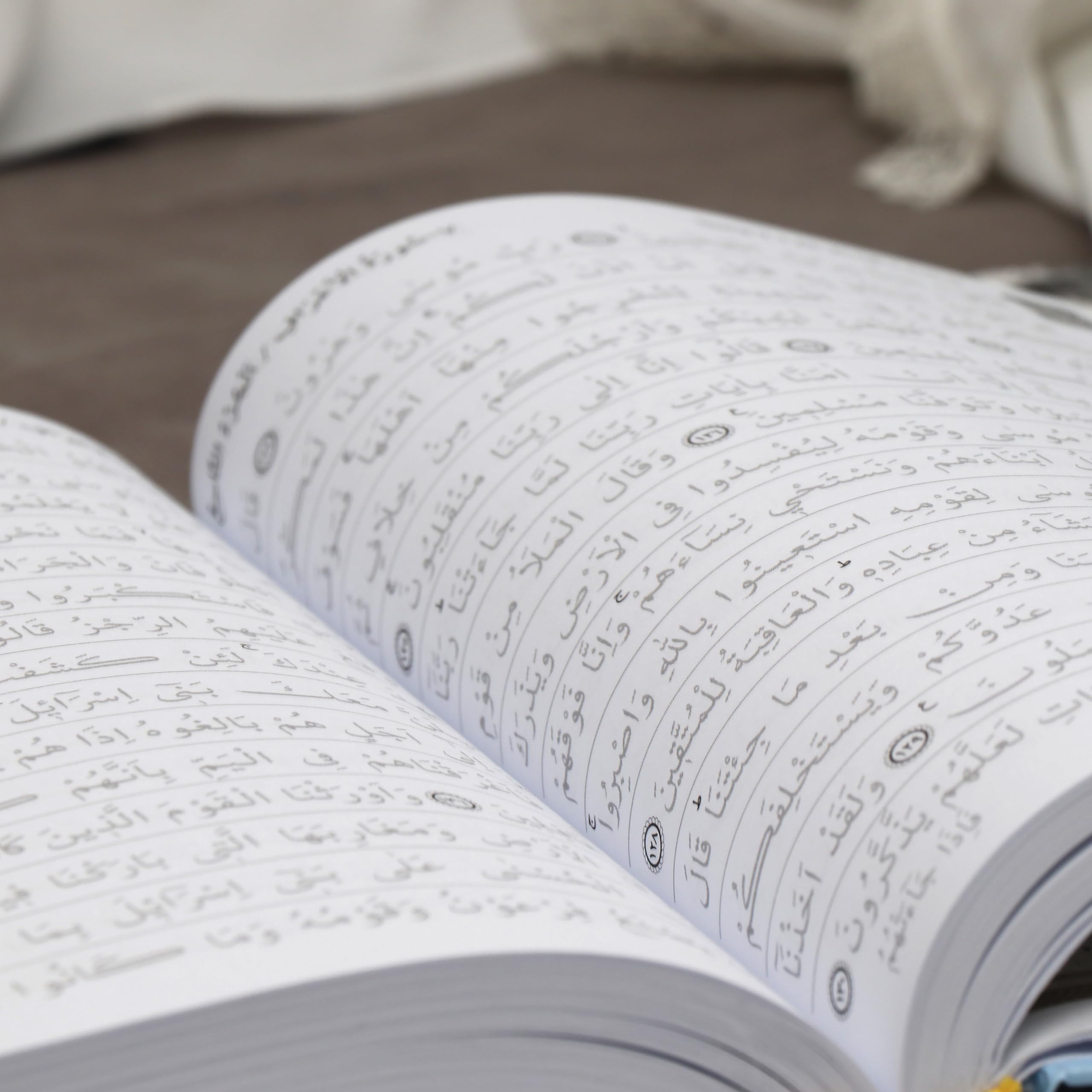 DER HEILIGE QUR'AN SCHATTIERTER VORDRUCK ZUM NACHZEICHNEN