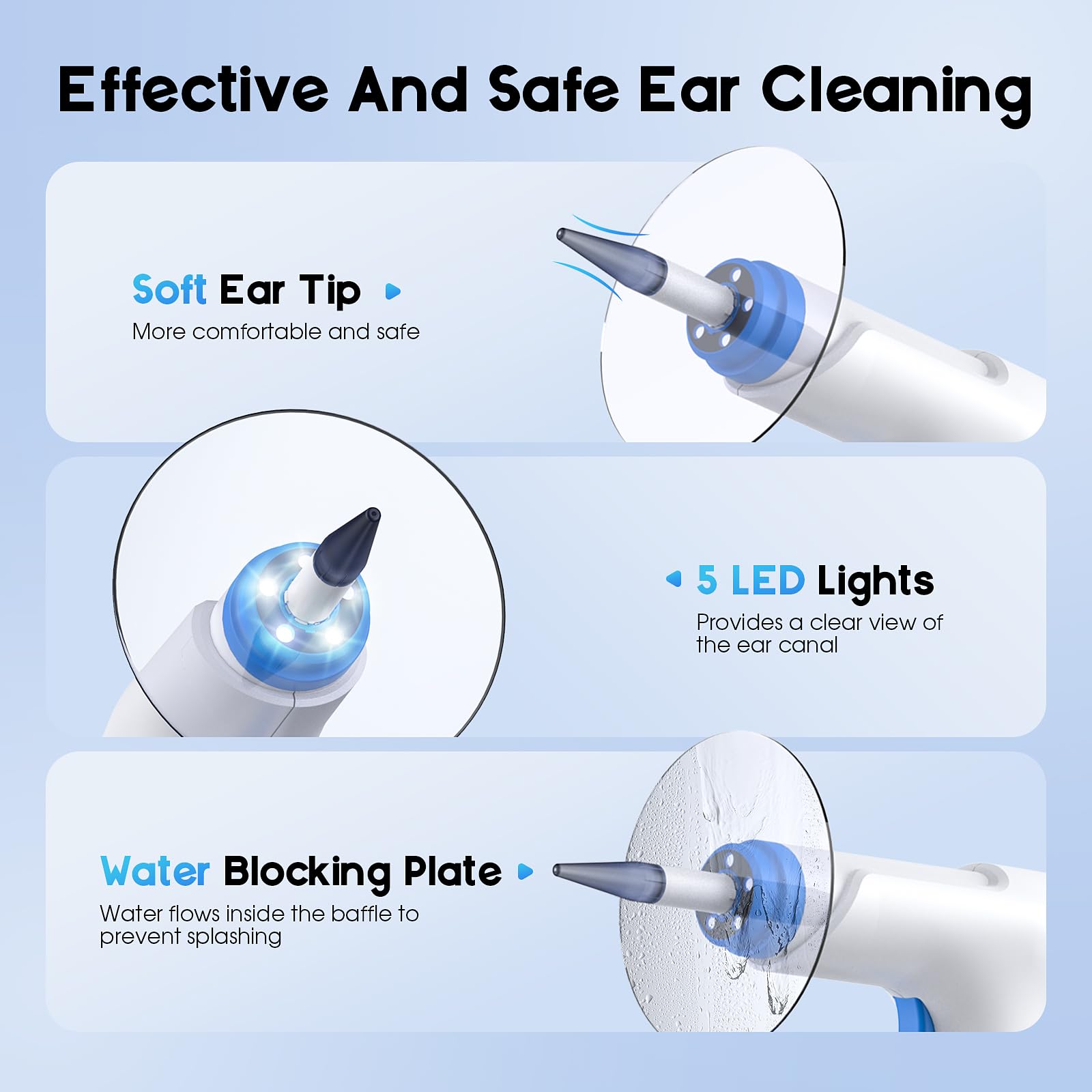 Electric Ear Wax Removal Kit for Adults with 4 Cleaning Modes, Home Use — Amazon image 5