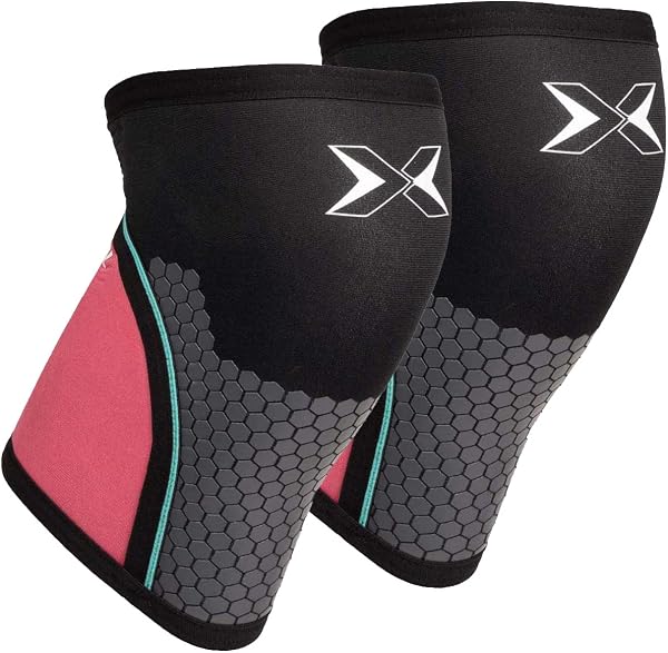 PICSIL - Rodilleras Hex Tech para Cross training y Powerlifting | Soporte Neopreno 5/7mm | Protección Tendón Rotuliano | Estabilidad Entrenamiento | - 1