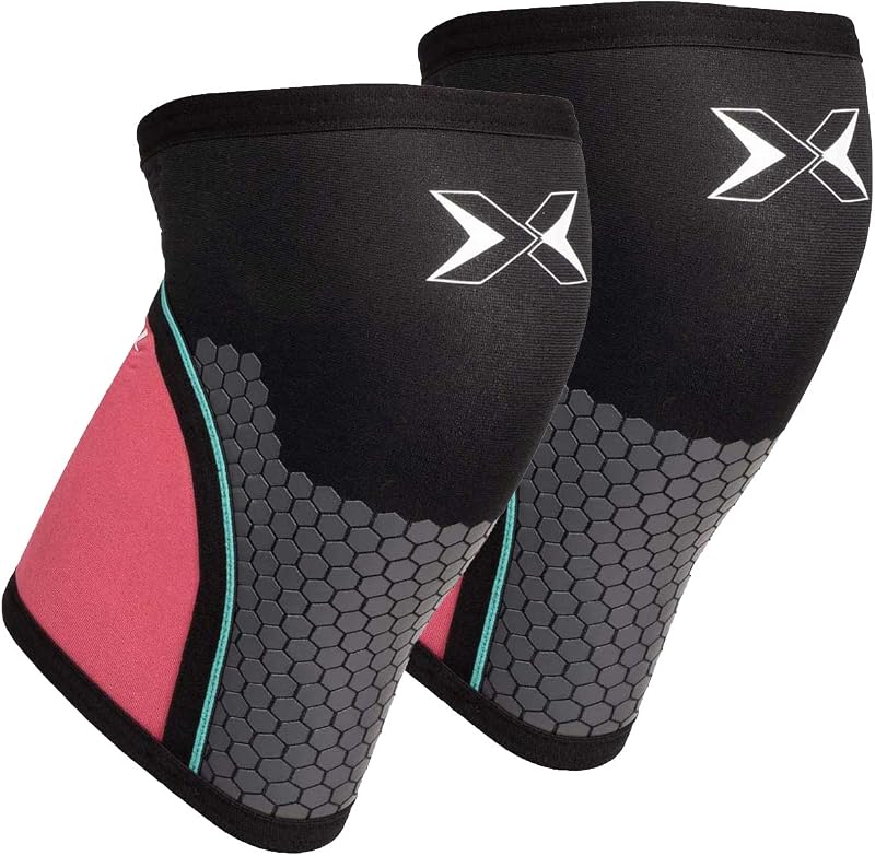 PICSIL - Rodilleras Hex Tech para Cross training y Powerlifting | Soporte Neopreno 5/7mm | Protección Tendón Rotuliano | Estabilidad Entrenamiento |