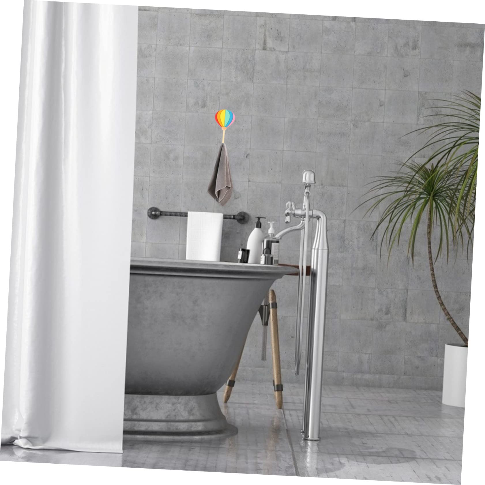 IMIKEYA 8piezas Ganchos Magnéticos De Dibujos Animados Ganchos Traceless Para Refrigerador Diseño y Para Organización