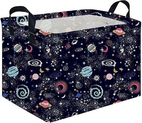 Miniatura 88 de FXOLCSHE - Cesta rectangular de animales, cesta de almacenamiento impermeable para recámara, cesta de guardería, cesta de almacenamiento para