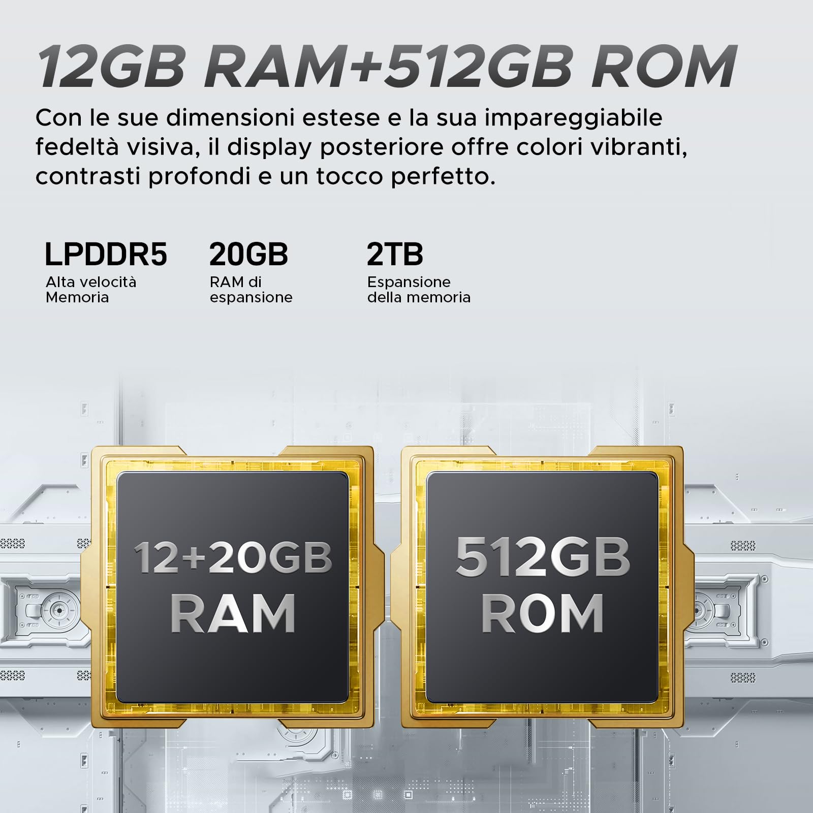 S200 X 5G - Smartphone robusto Android 14,32 GB (12+20) RAM+512 GB ROM, 6,72" FHD + 120Hz, tripla fotocamera con 100 MP AI, batteria 10100 mAh/33 W, Wi-FI 6/NFC/GPS (giallo)