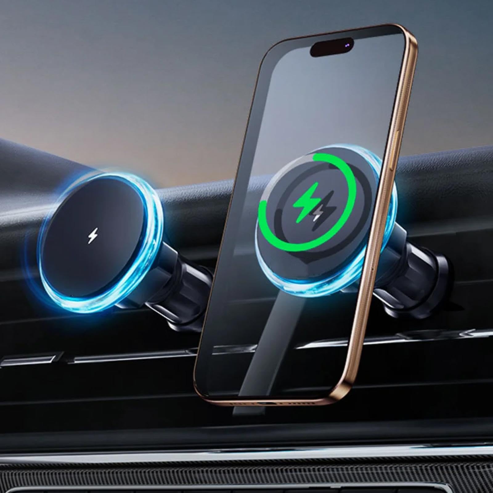 Soporte Móvil Coche para BMW Serie 3 G20 G21 M340I M340D 2023-2025, Soporte para teléfono móvil de Coche con Clip para Rejilla de ventilación del Aire Acondicionado LHD