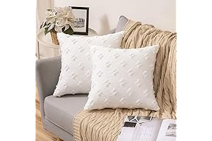 Throw Pillow Covers with Insert Included (2-Pack)