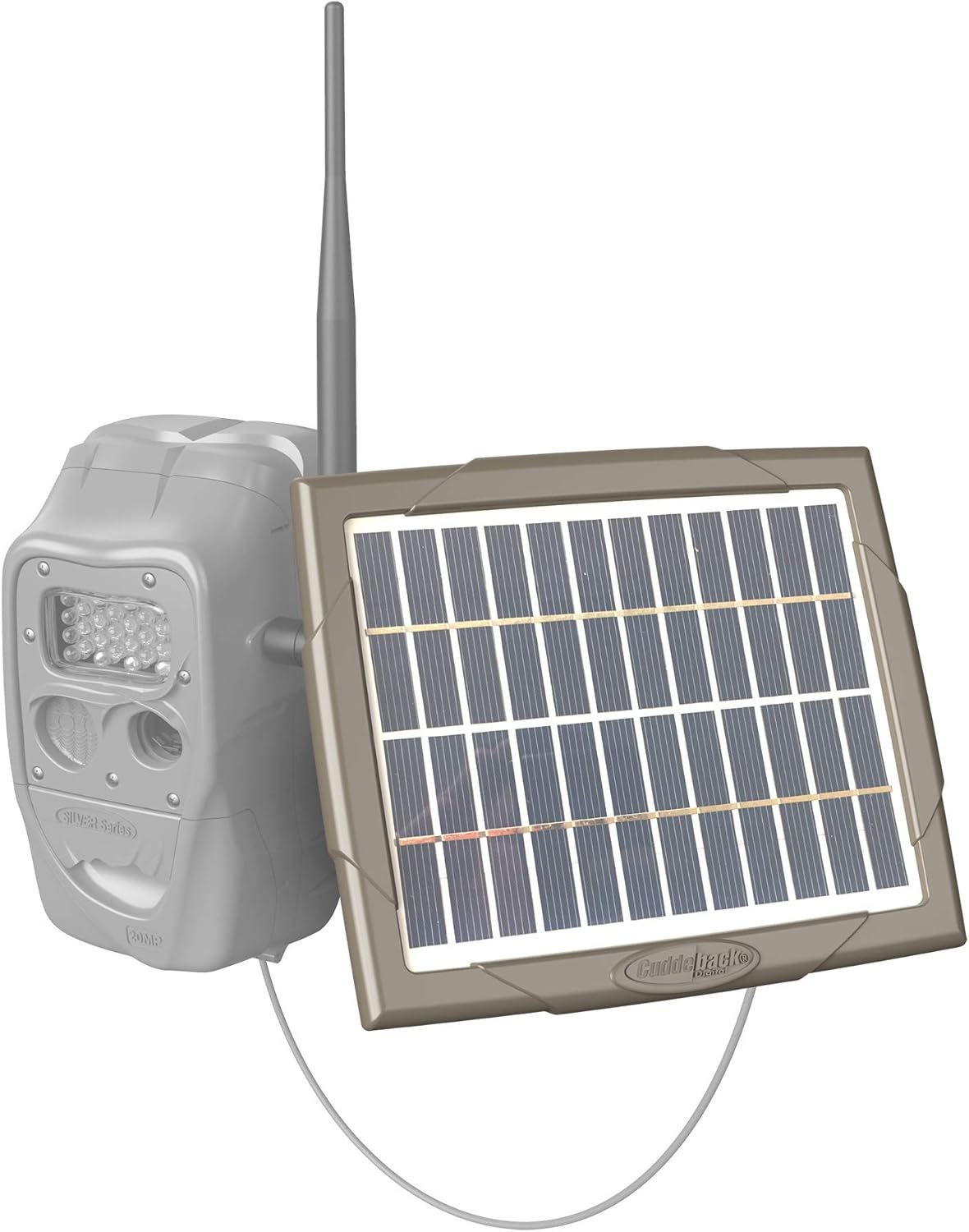 cuddeback pw 3600 solar power bank bundle 4 items