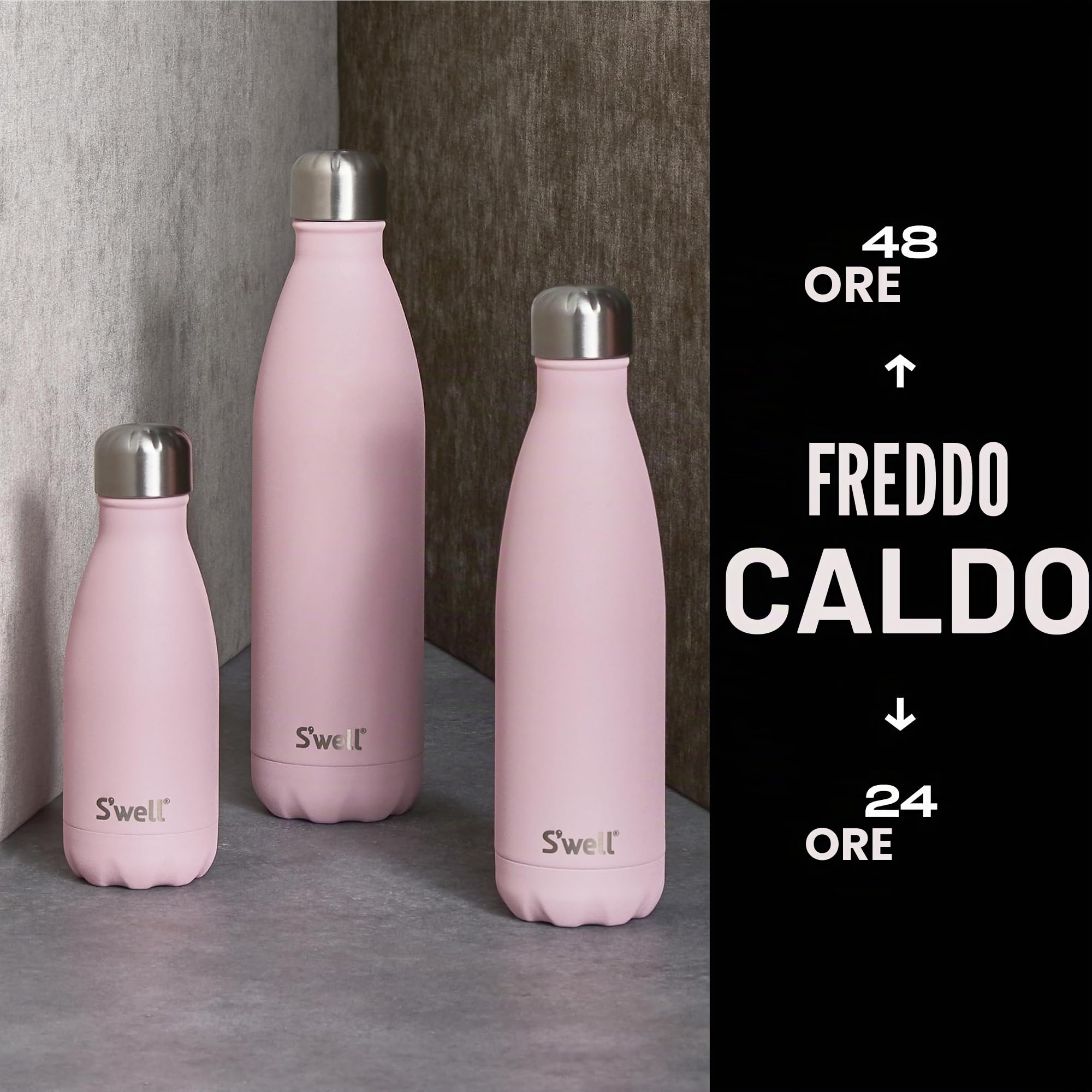 S'well - Borraccia termica in acciaio INOX 25 oz Pink Topaz