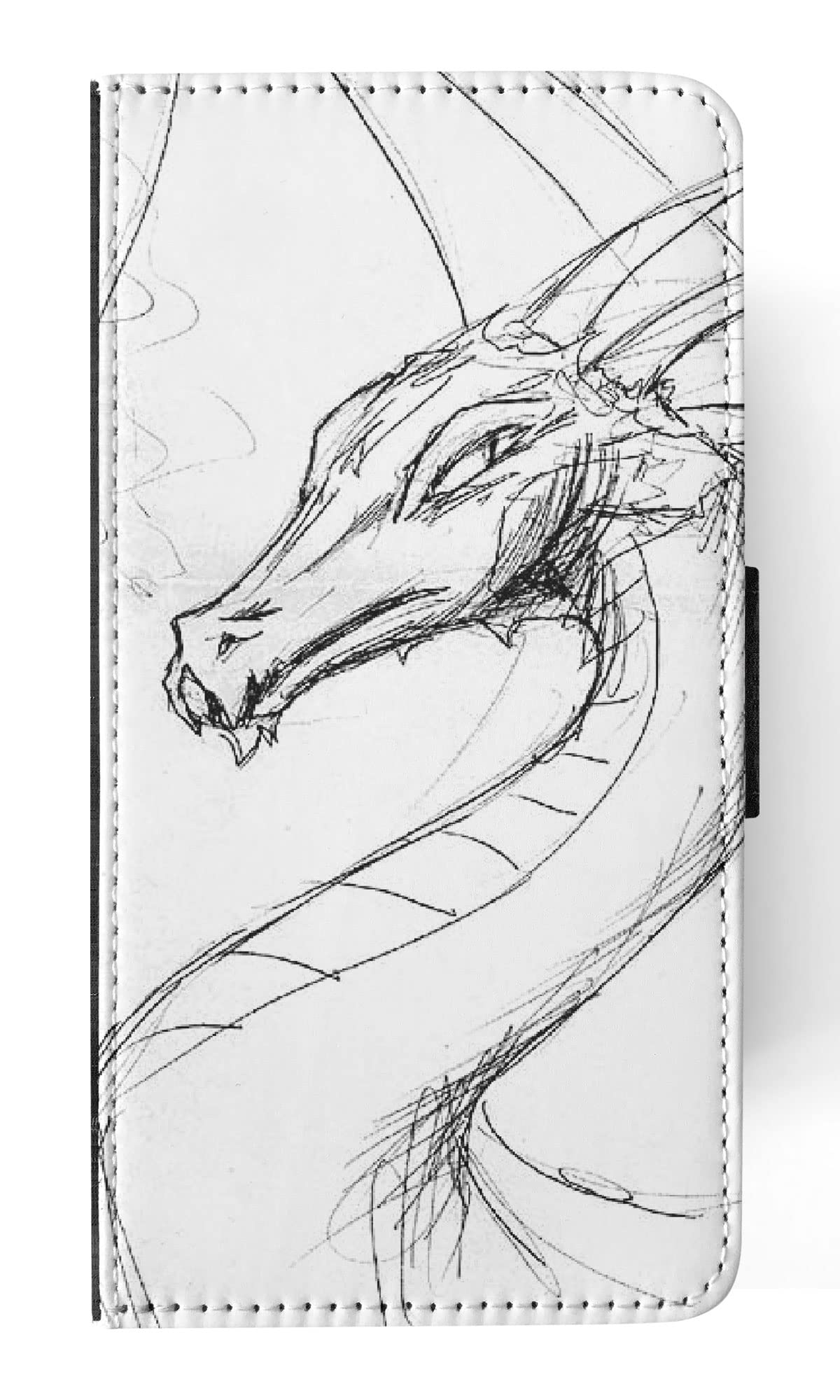 For OPPO Series - Dragon Theme Print Wallet Mobile Phone Case Cover #1 - Foto 5