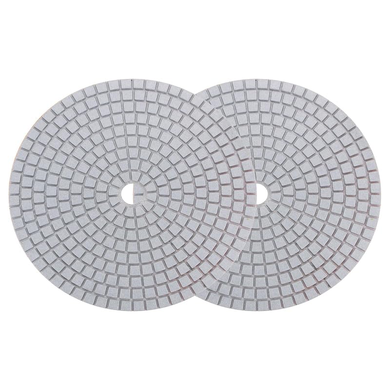 Disco de Polimento Diamantado uxcell 17,8 cm, Grão 300, para Pedra, Concreto e Mármore, Kit com 2 peças