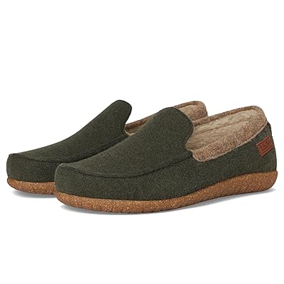 Taos Footwear Woolfer Flat Shoes Olive