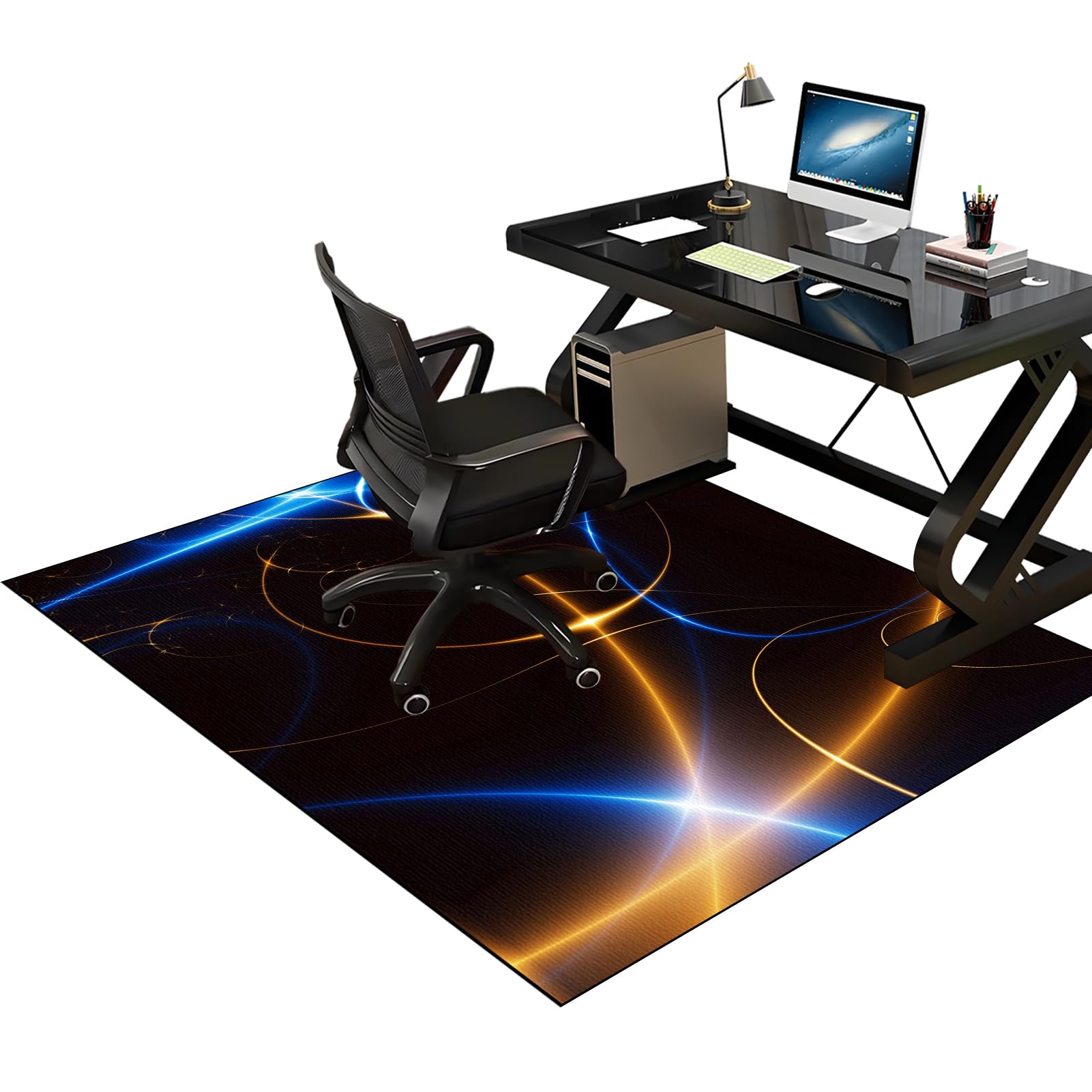 Heavy Duty Gaming Chair Mat Office Chair Mats for Carpeted and Hardwood Floor Carpet Protector Chair Mat for Home Office Floor Mat for Office Chair Non-Slip Desk Chair Mat for Carpet 120 x 150 cm
