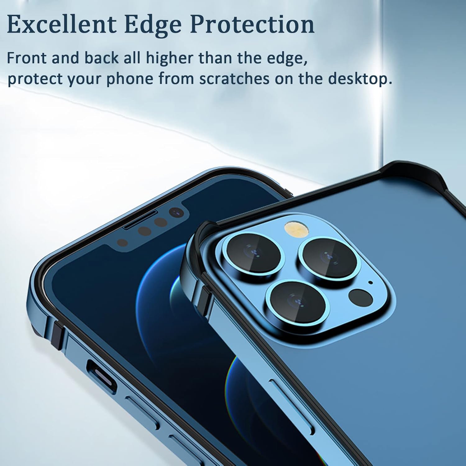 アルミ iPhone14/14 Plus/14 Pro/14 Pro Max アルミバンパー ケース EVA緩衝綿付き 耐衝撃 メタ