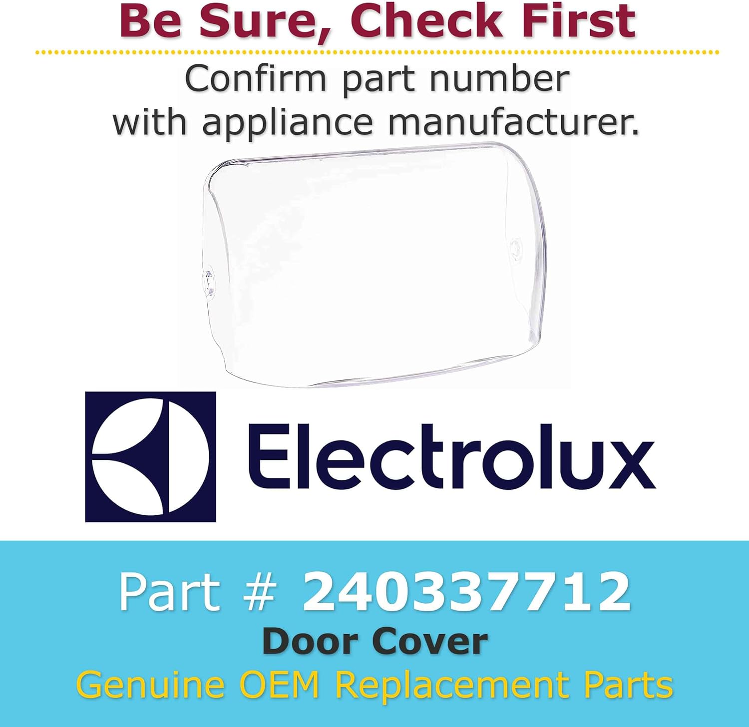 GENUINE Electrolux 240337712 Door