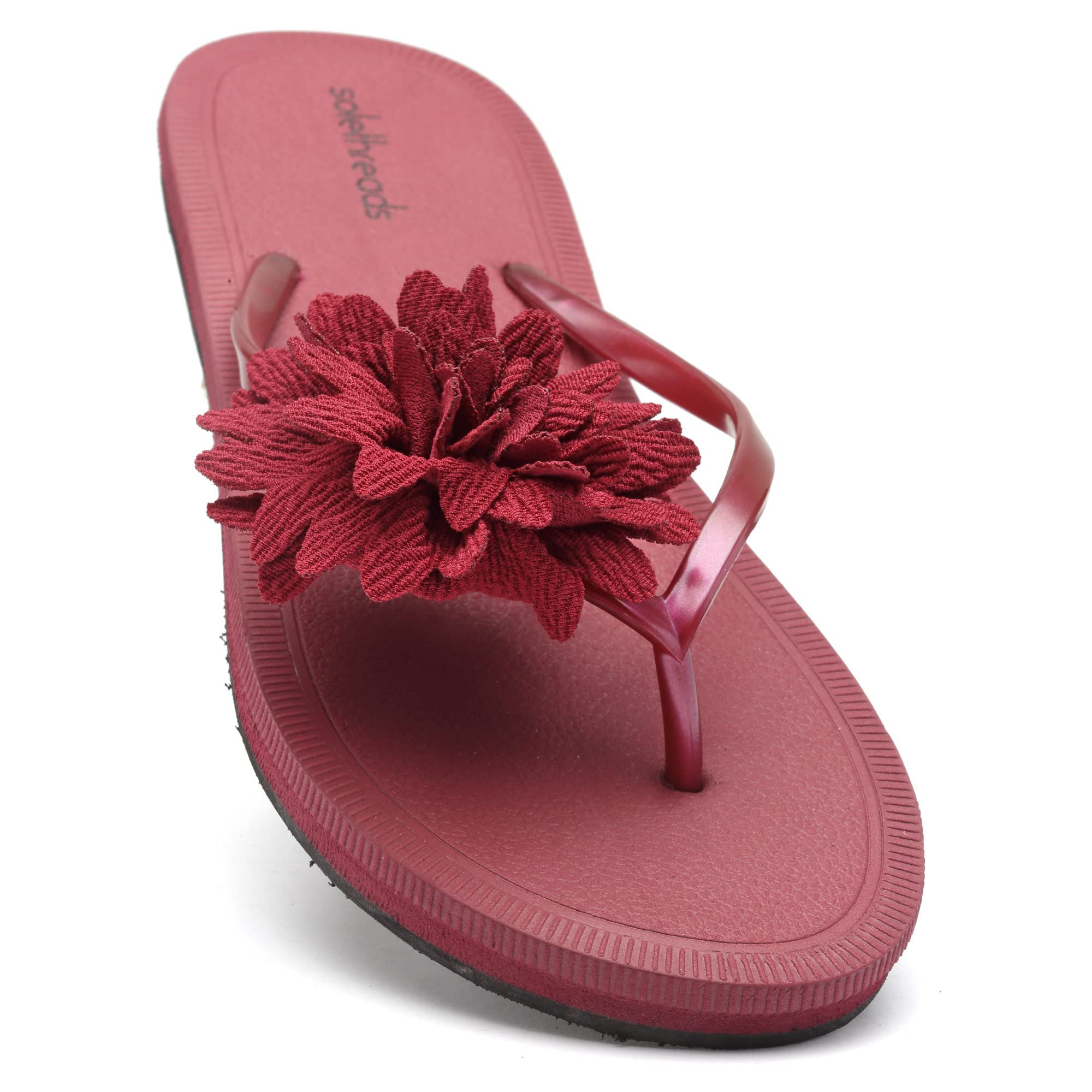 Floret Women Flip Flop|Soft comfortable|Waterproof|Stylish|Ultra-Lightweight|Skid- Resistant|Beachwear|Thong slippers|Trendy|Bathroom slippers|Indoor Outdoor|Daily Use|Chappal for Women-image-39