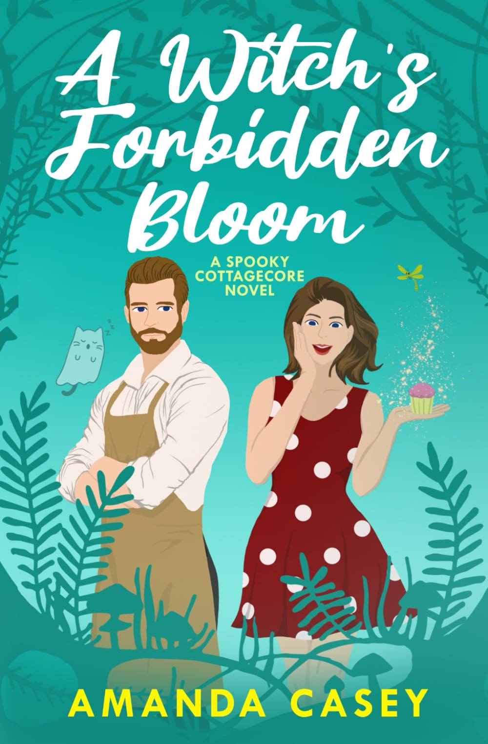 A Witch's Forbidden Bloom: A Spooky Cottagecore Novel (Witches & Demons)