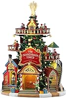 Vista 4 de Lemax Tiendas de Navidad The Tannenbaum Tower, funciona