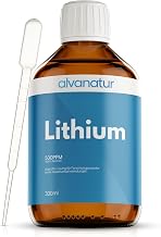 Lithium Lösung 300ml | 500ppm Fertiglösung 0,5mg/ml | für Aquaristik & Meerwasser-Aquarien | >99,9% Reinheit, laborgeprüft | Uv-Schutz Braunglasflasche | Made in Germany