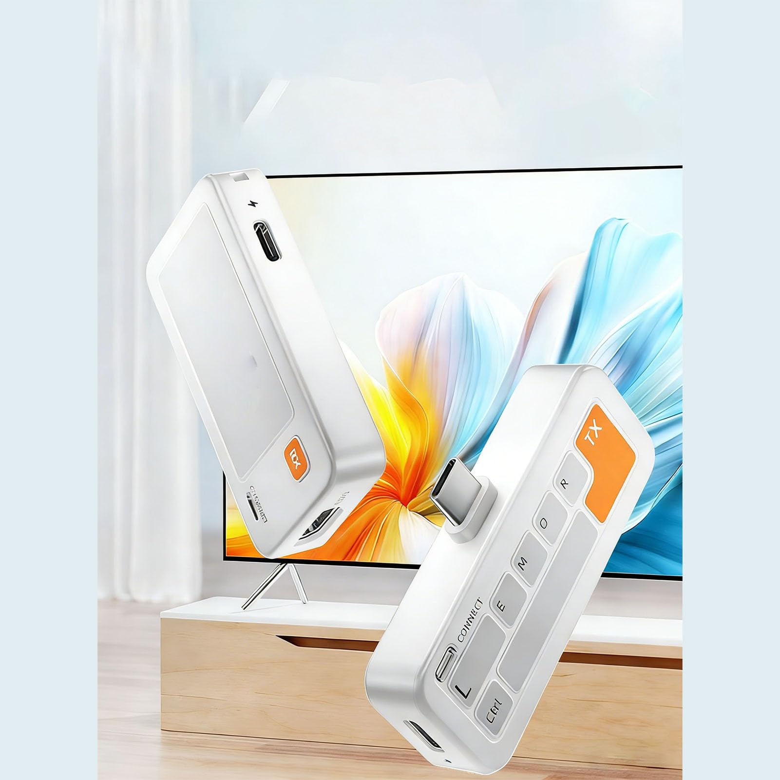 Émetteur et Récepteur sans Fil P400, Portée de 164 Pieds, Plug and Play 1080P HD, Scénarios D'application Riches, Large compatibilité, Convient pour Une Utilisation au Bureau