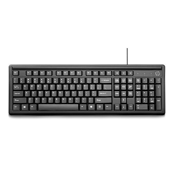 Amazon.in Buy HP 100 Wired Keyboard With Usb Compatibility,Numeric