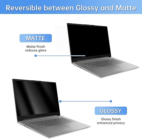 Miniatura 4 de eyesapajou Filtro de pantalla de privacidad para laptop para pantalla panorámica de 14 pulgadas, escudo de privacidad para monitor de computadora,