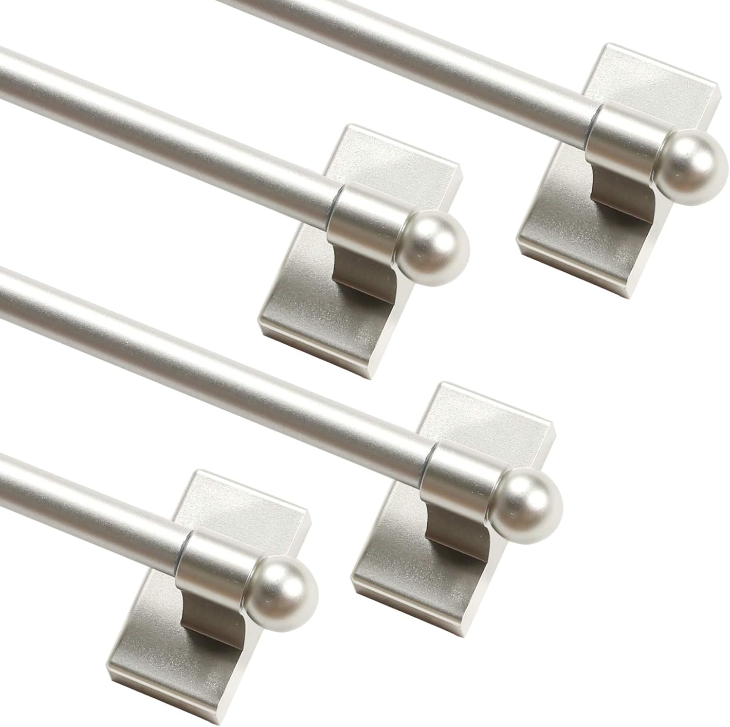 Turquoize 4 Pack Curtain Rod Curtain Rods for Metal