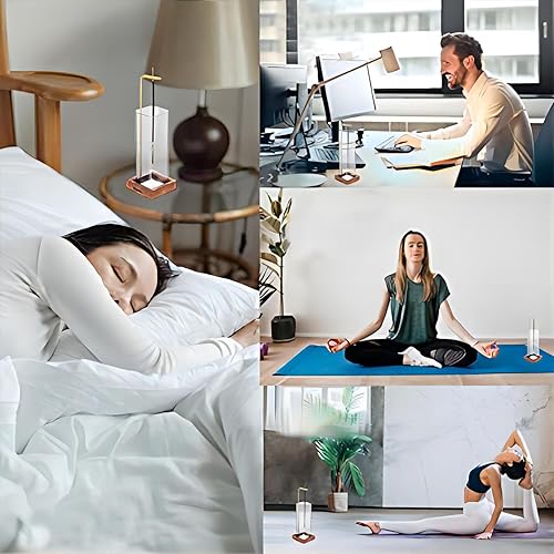 Miniatura 5 de Soporte de incienso para palos, quemador de incienso al revés, soporte de incienso colgante para palos, colector de cenizas de vidrio, 100%