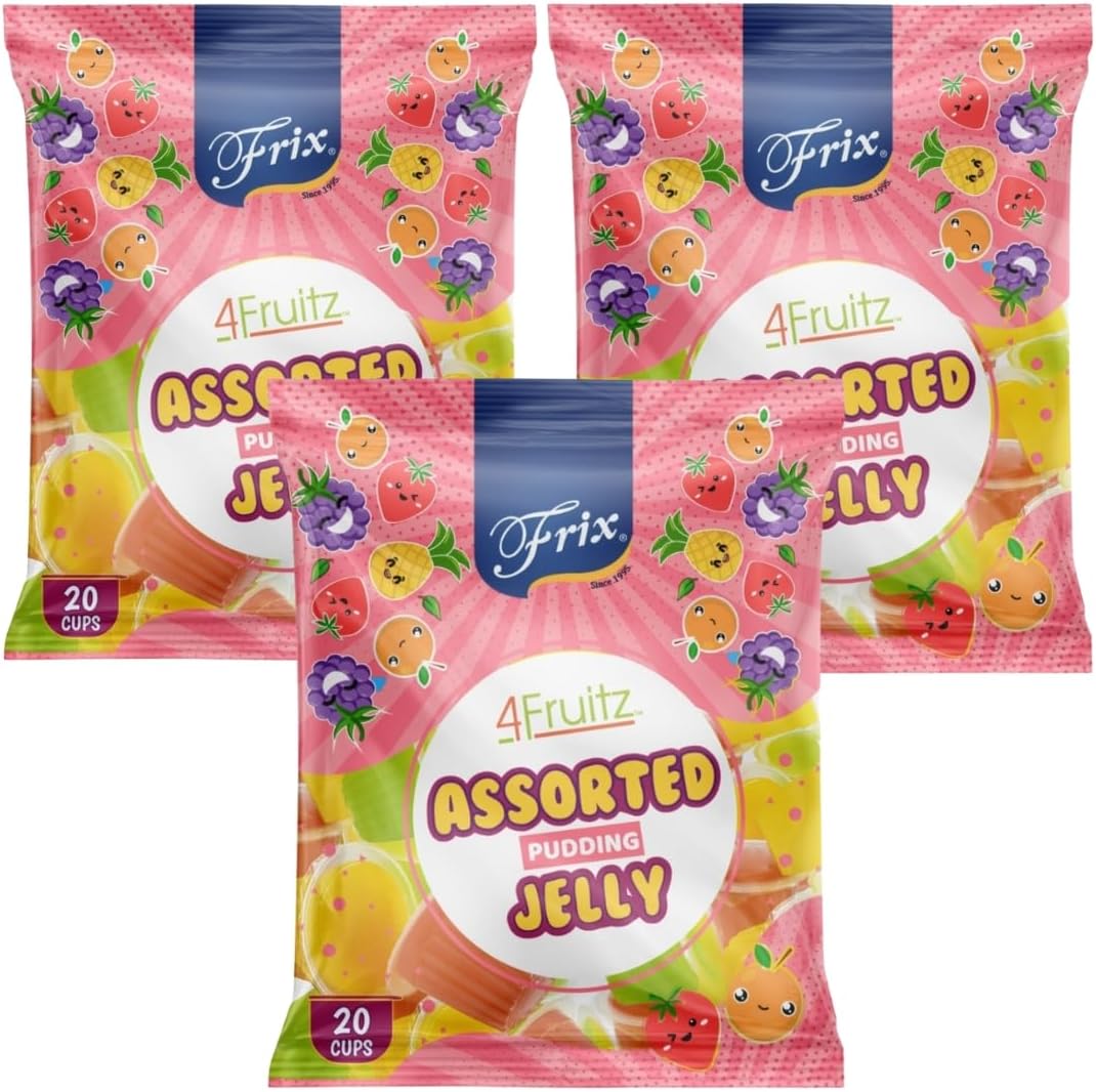 Frix Assorted Pudding Jelly - (300g x 3 Packs)